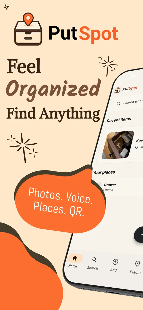 PutSpot mobile interface preview